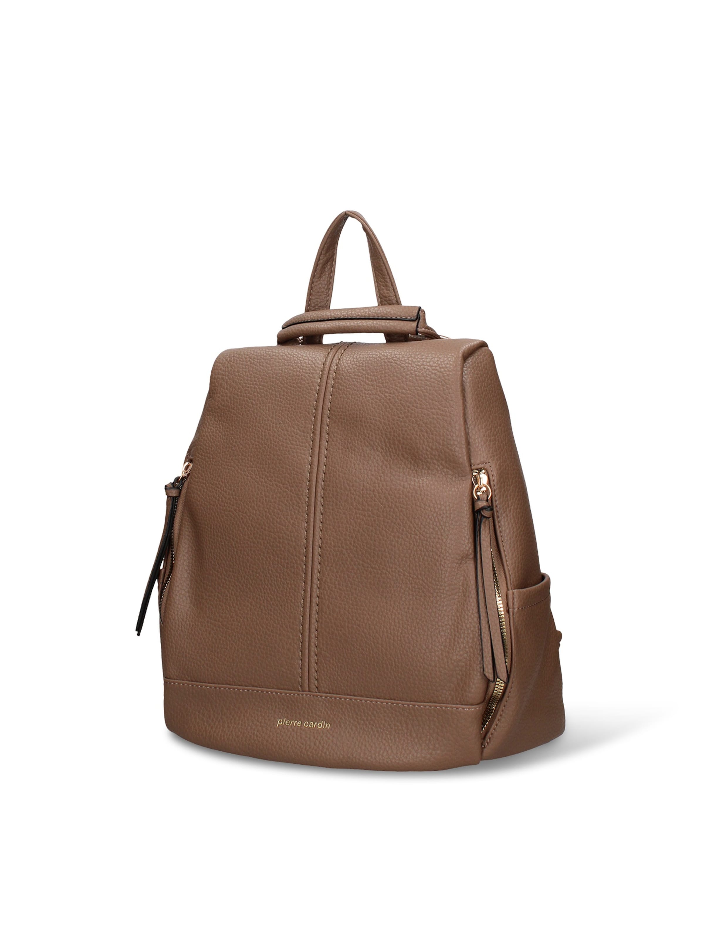 Sac à dos PIERRE CARDIN en marron : devant