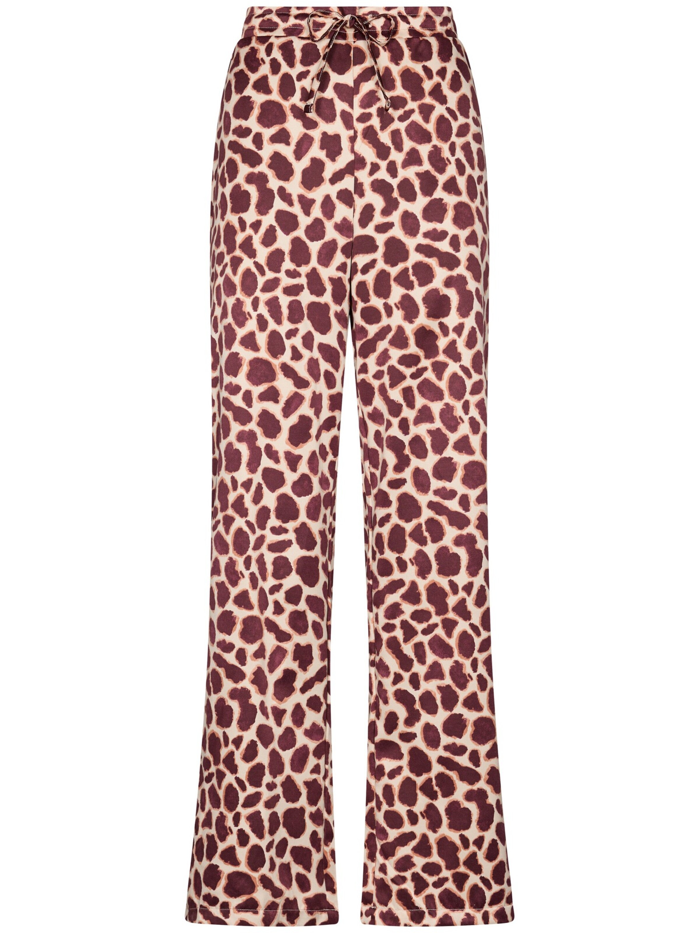 Pastunette Pyjama 'Premium - Satin Wild' in Lila