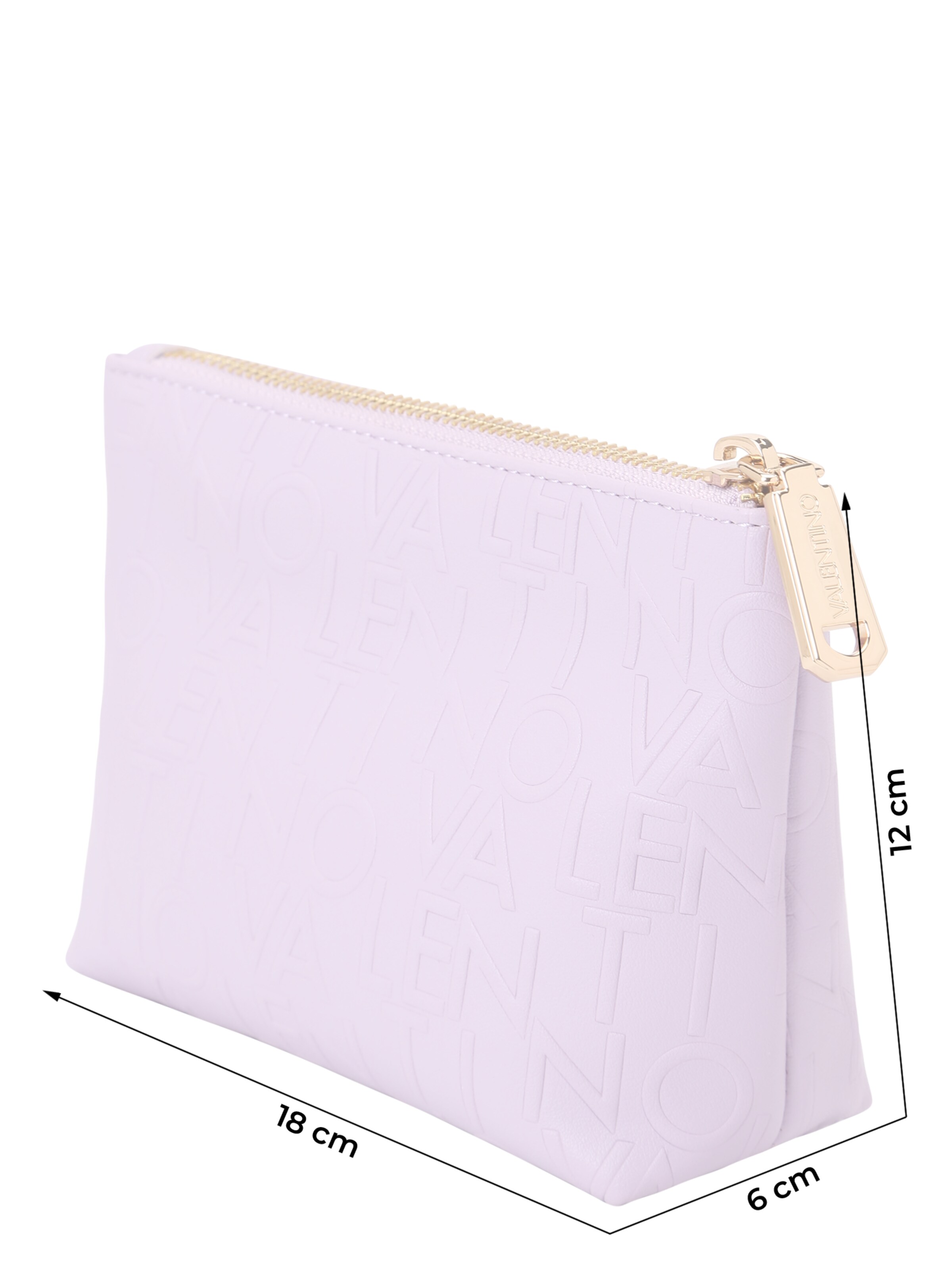 Beauty case 'BEAUTIES' di Valentino Bags in lilla: frontale