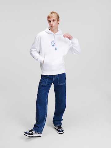 KARL LAGERFELD JEANS Sweatshirt i hvit