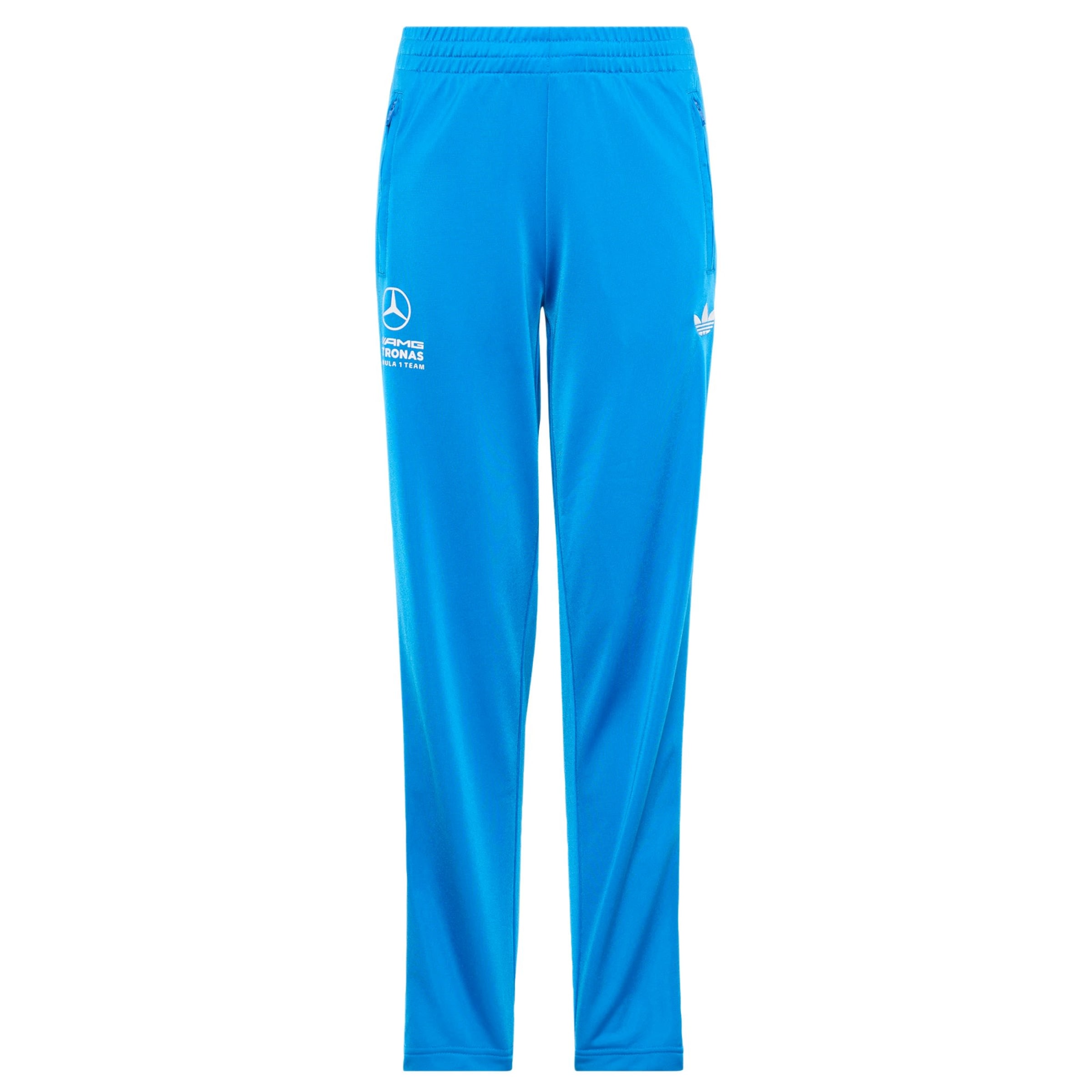 ADIDAS PERFORMANCESlimfit Sportske hlače 'MERCEDES AMG PETRONAS FORMULA 1' - plava boja: prednji dio