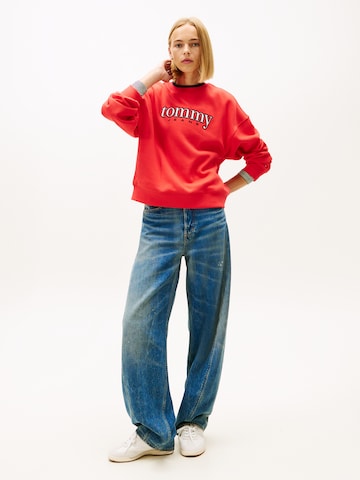 Tommy Jeans Sweatshirt in Rot