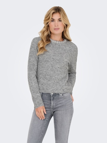 JDY Sweater in Grey: front