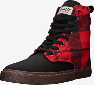 Ethletic Sneakers hoog 'Fair Brock' in Rood: voorkant