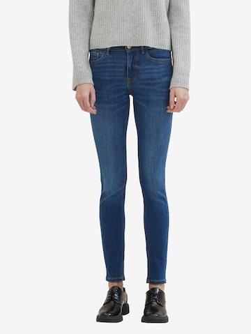 TOM TAILOR Skinny Jeans 'Kate' in Blauw: voorkant