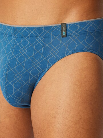 Slip 'Long Life Soft' SCHIESSER en bleu