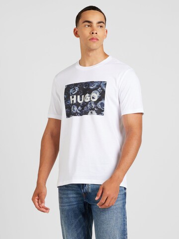 HUGO Shirt 'Dulive_U244' in White: front