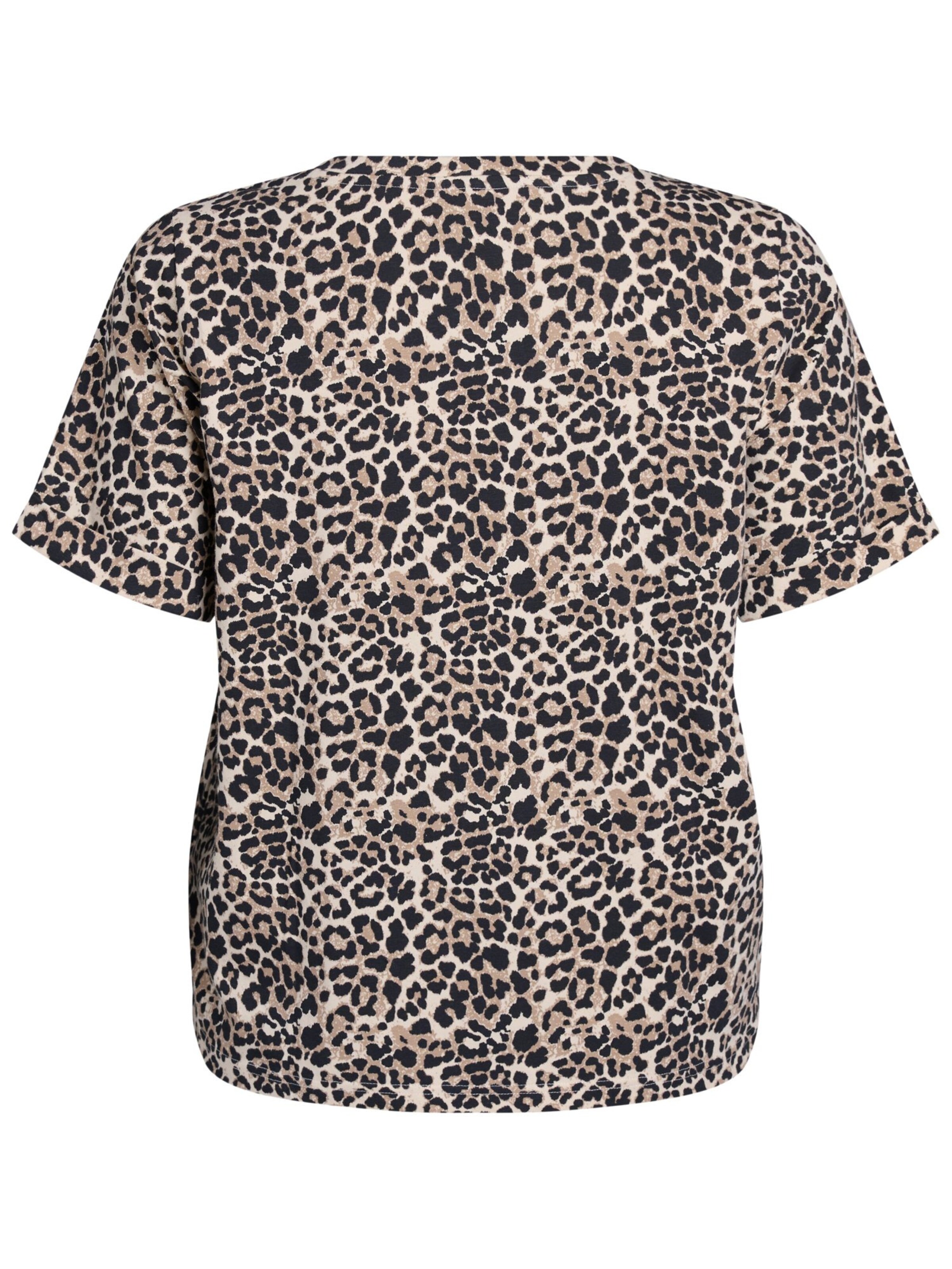 Zizzi Футболка 'WILMA' в Коричневый