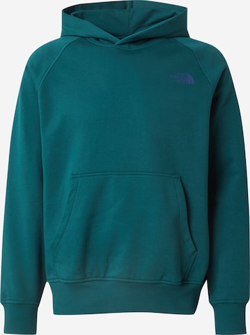 THE NORTH FACE Свитшот 'REDBOX' в Зеленый: спереди