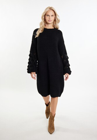 IZIA Knitted dress in Black