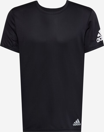 ADIDAS SPORTSWEAR Funktionsshirt 'Run It' in Schwarz: predná strana