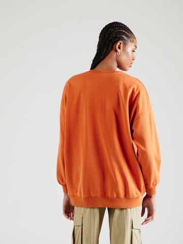 Bluză de molton 'LUCINDA' de la ONLY pe portocaliu