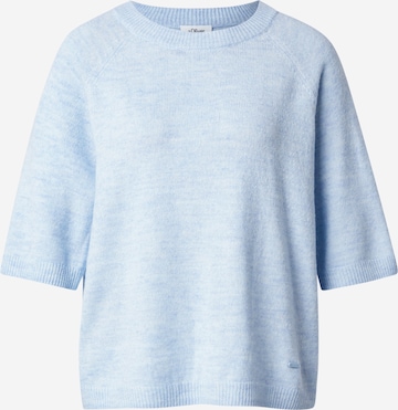 s.Oliver Pullover in Blau: Vorderseite