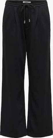 ONLYWide Leg/ Široke nogavice Hlače s naborima 'ONLJILL' - crna boja: prednji dio