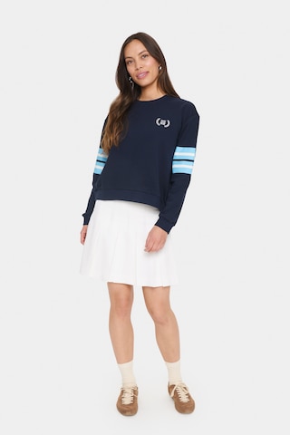 SAINT TROPEZ Sweatshirt 'Jinny' in Blue