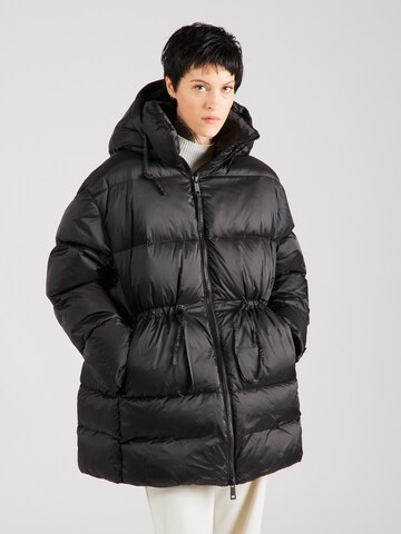 Manteau d’hiver Calvin Klein en noir : devant