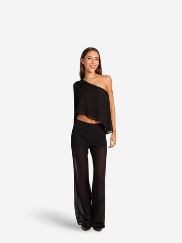 THE-ARE - Loosefit Calças em preto: frente