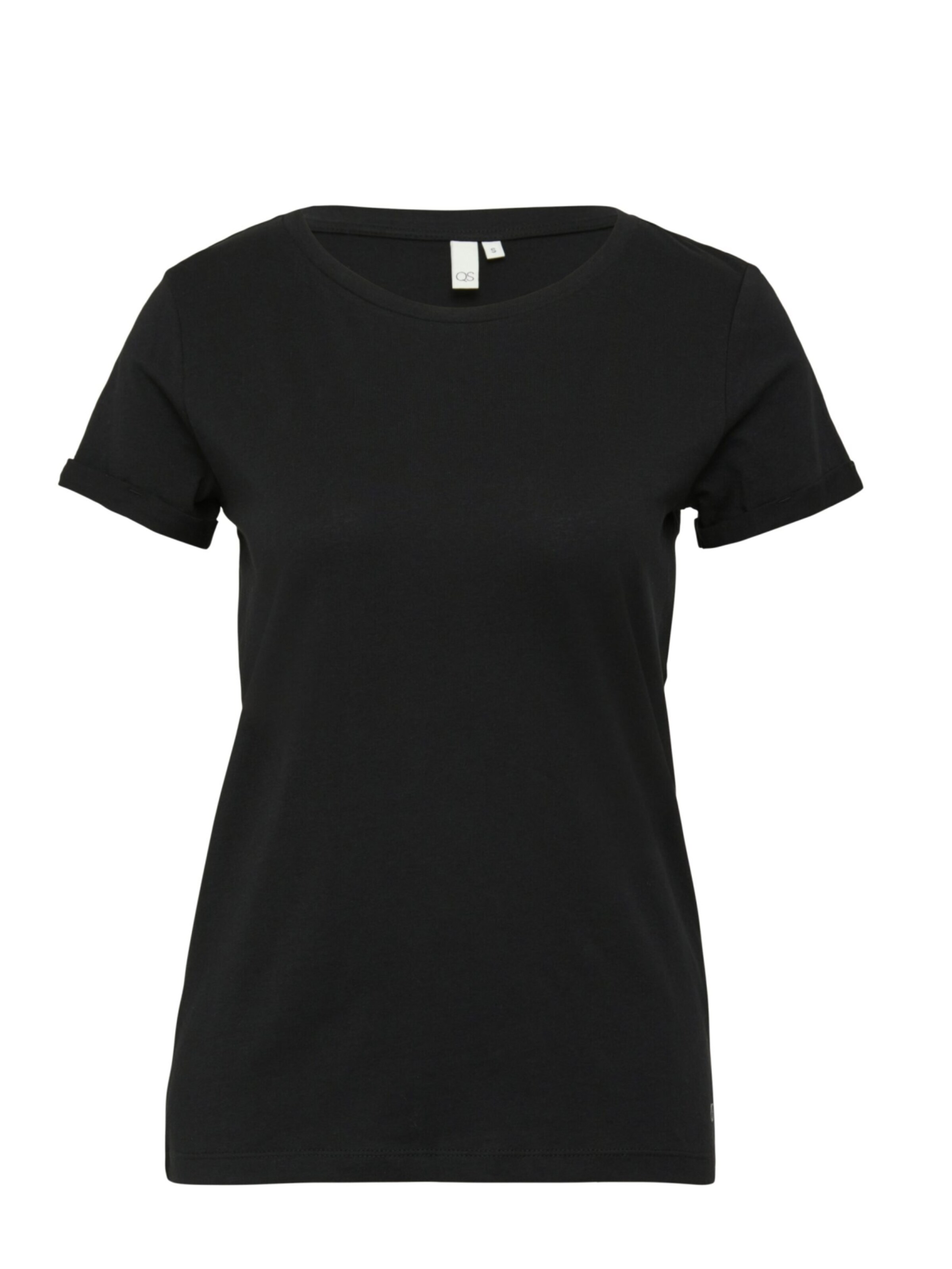 T-shirt 'Q/S designed by - T-shirt' QS en noir : devant