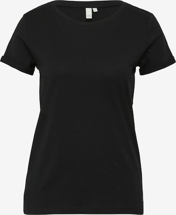 T-shirt 'Q/S designed by - T-shirt' QS en noir : devant