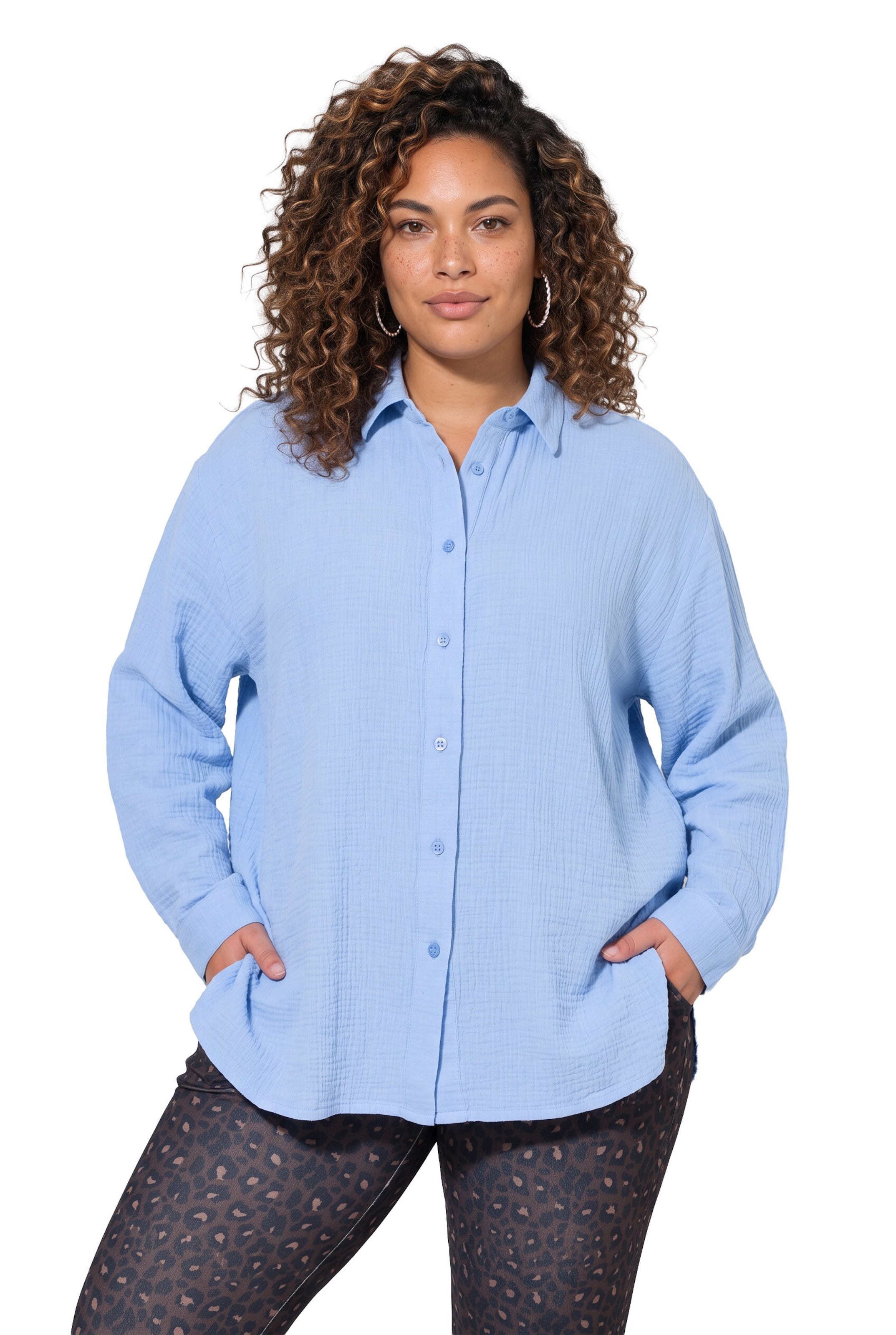 MIAMODA Bluse in Blau: Vorderseite
