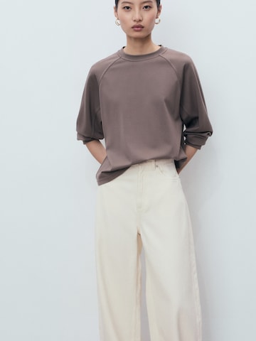 MANGO Sweatshirt 'FLORIDA' i brun