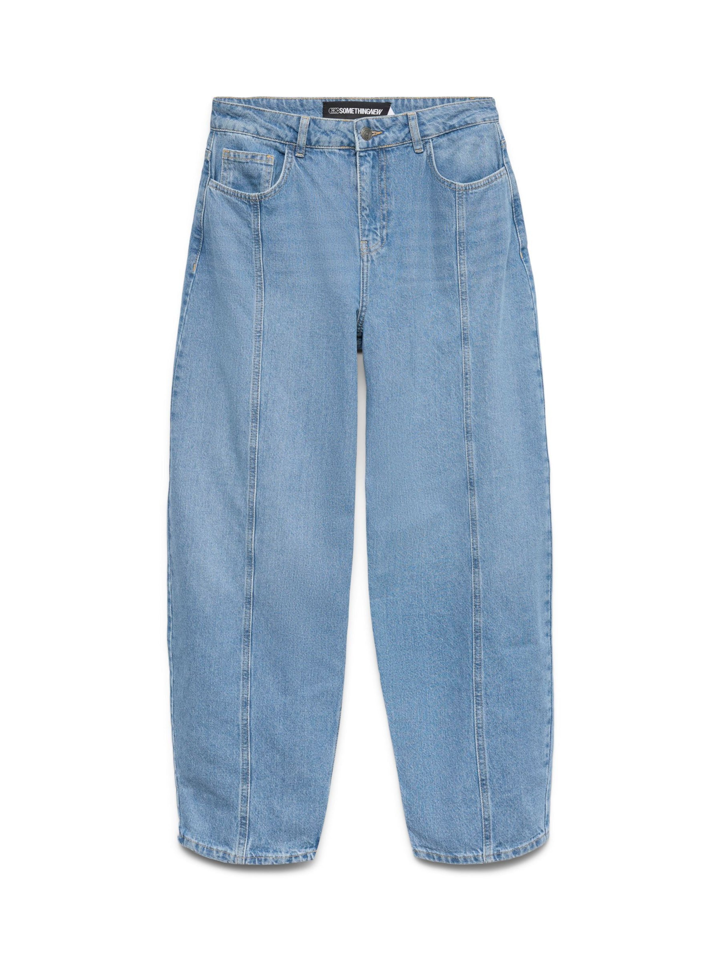 SOMETHINGNEW Baggy Jeans 'Rancy' in Blue: front
