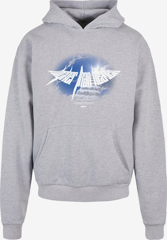 MJ Gonzales Sweatshirt 'Higher Than Heaven' in Grey: front