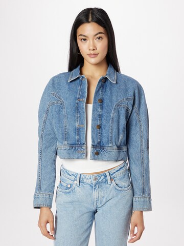 Nasty Gal Tussenjas in Blauw: voorkant