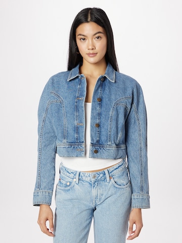 Nasty Gal Between-season jacket in Blue: front