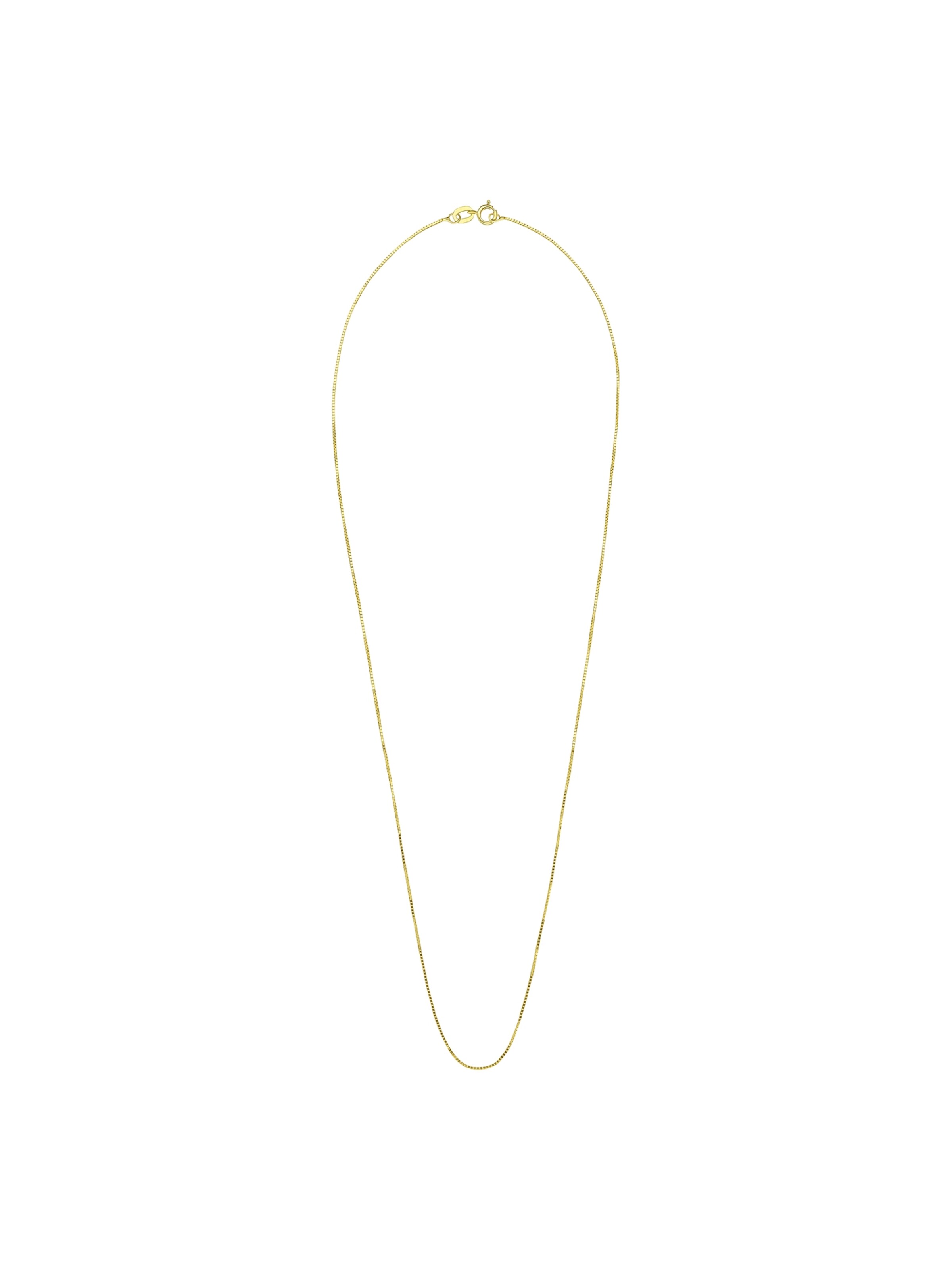 Lucardi Kette 'Klassisch' in Gold: Vorderseite