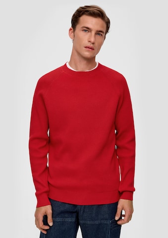 s.Oliver Sweater in Red: front