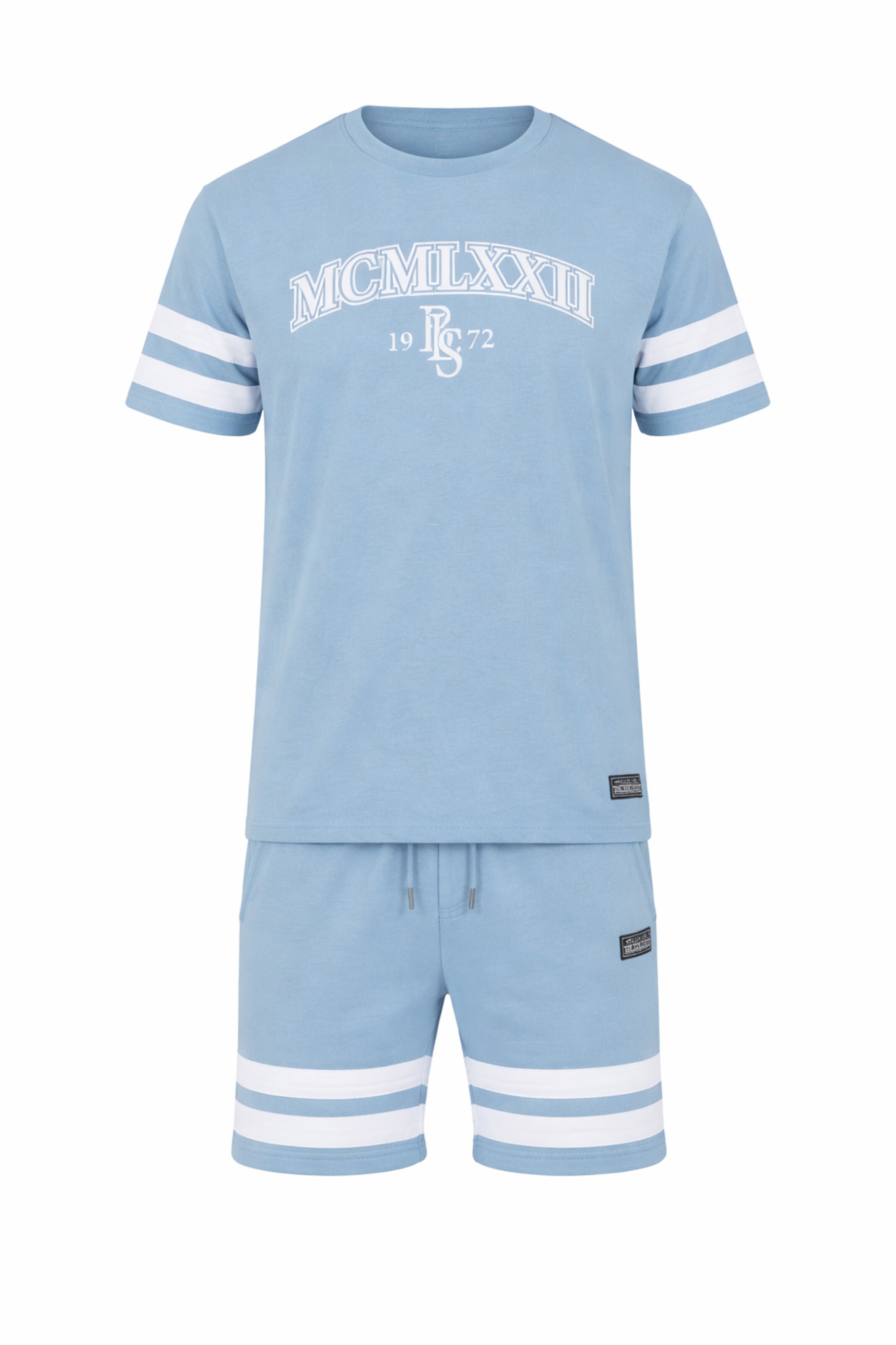 BRAVE SOUL Joggingpak in de kleur Lichtblauw / Wit, Productweergave