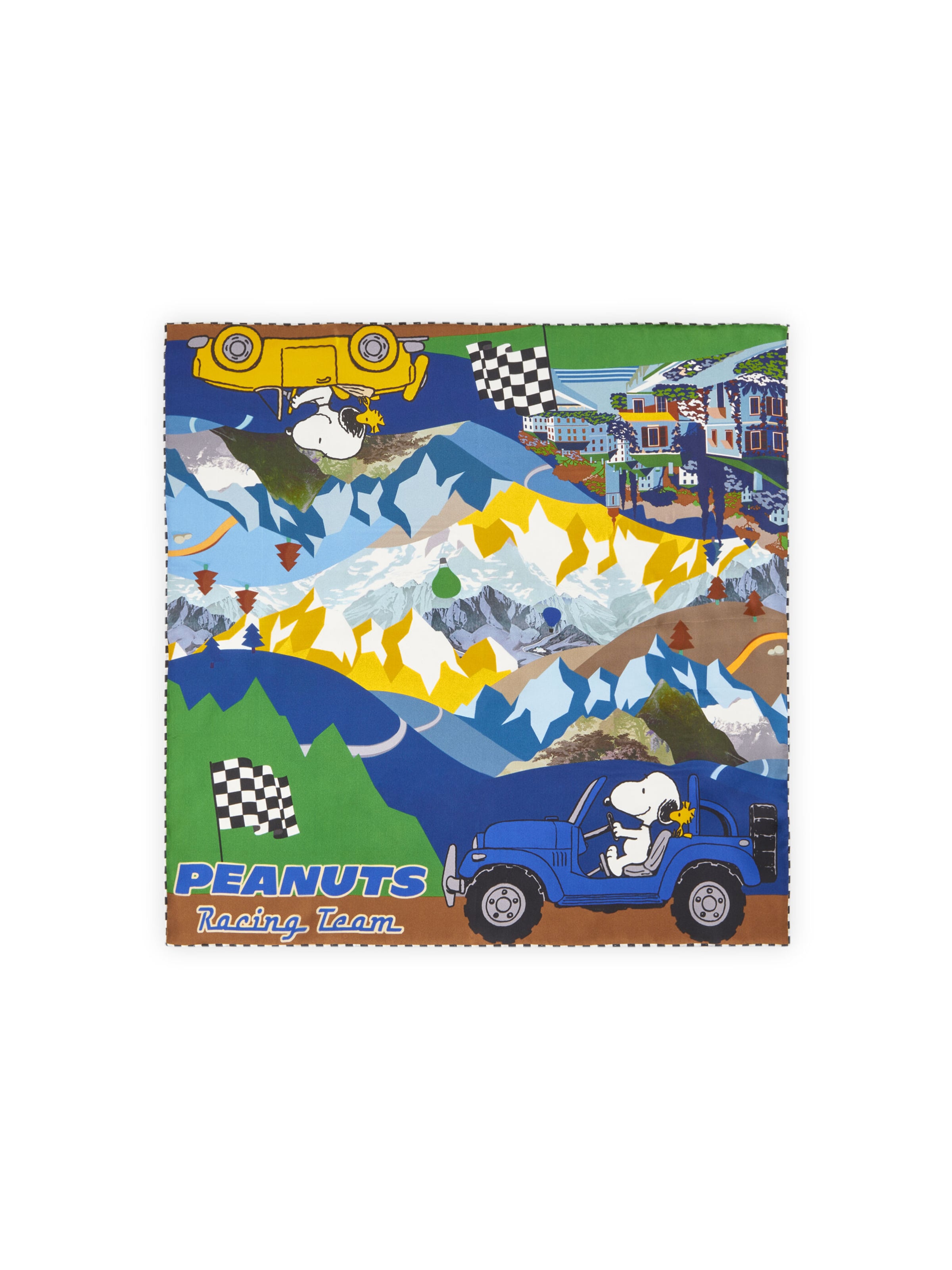 Foulard CODELLO en bleu : devant