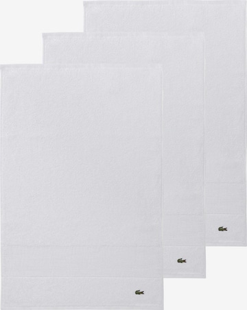 LACOSTE Towel in White: front