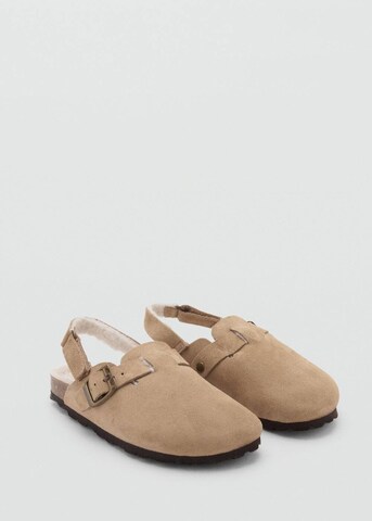 MANGO KIDS Pantoletten 'Bio' in Beige