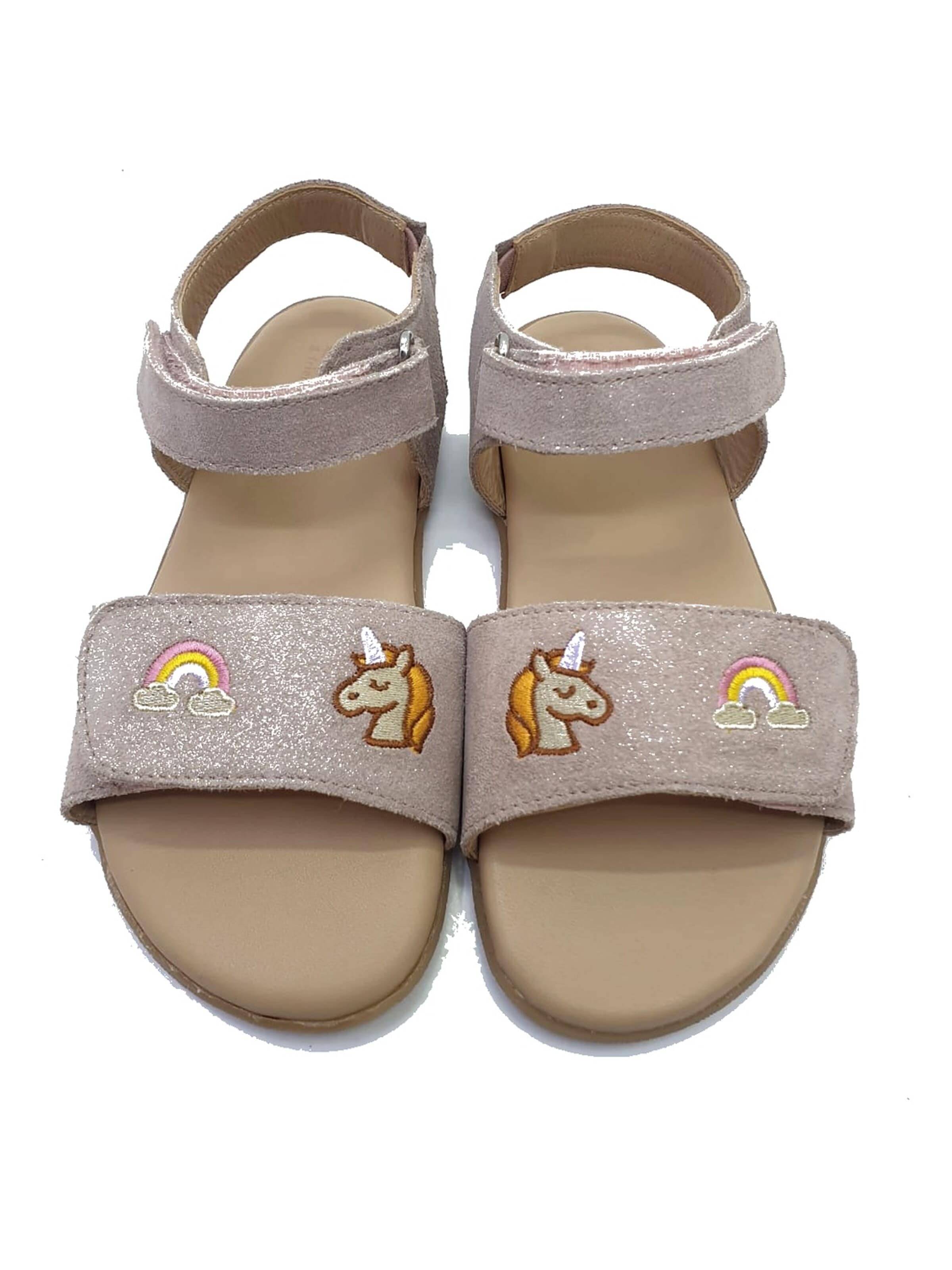 LIO&Friends Sandal 'LIO&friends - Kindersandale - Mädchen - Barfußsandale - rosa' i rosa