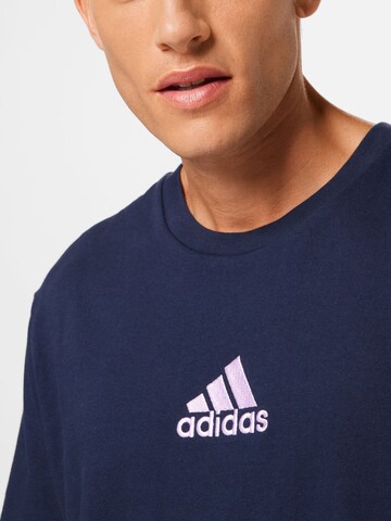 ADIDAS SPORTSWEAR Performance shirt 'Nature Graphic' in Blue