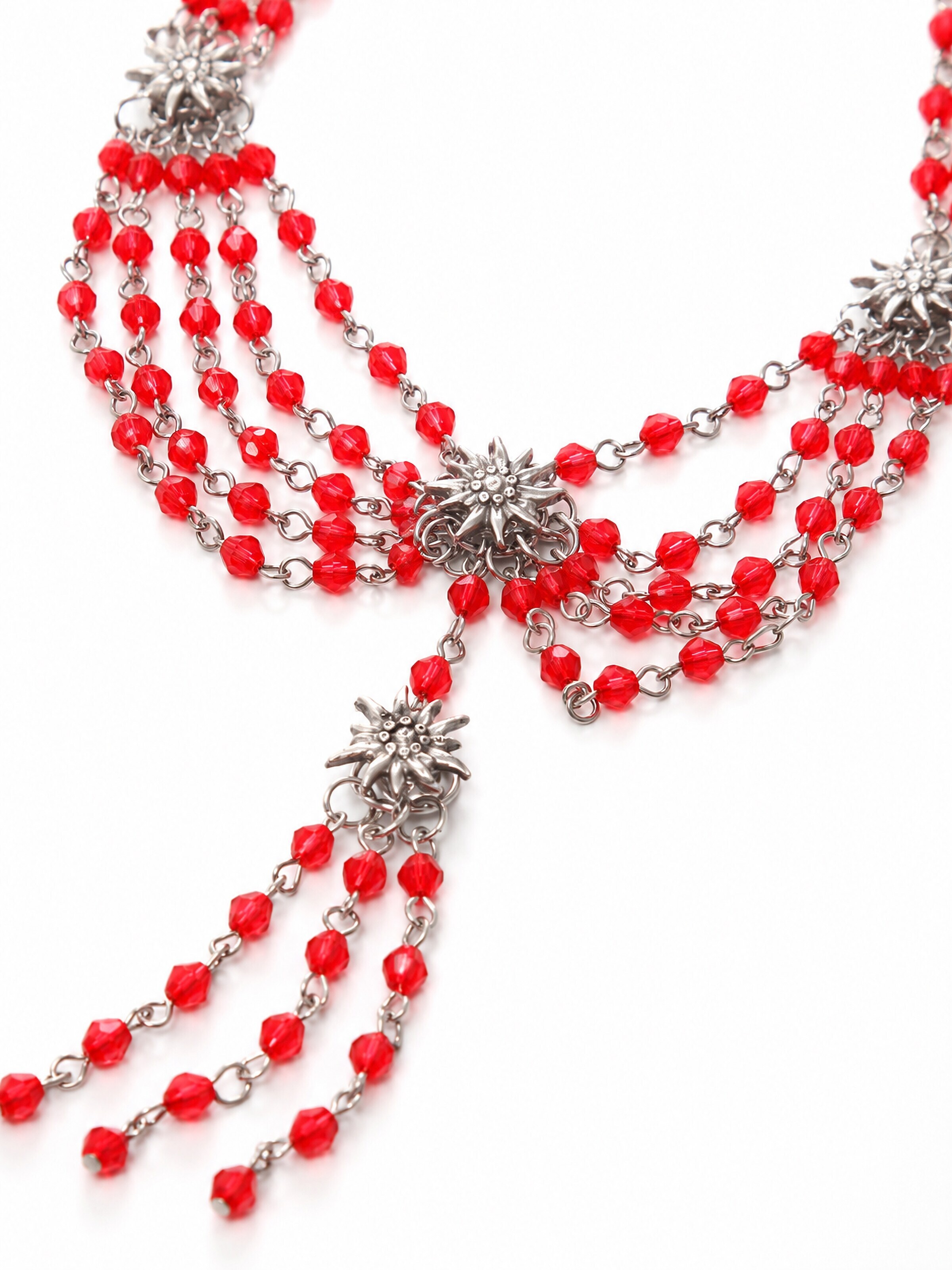 Allgäu Rebell Necklace 'Peggy' in Red