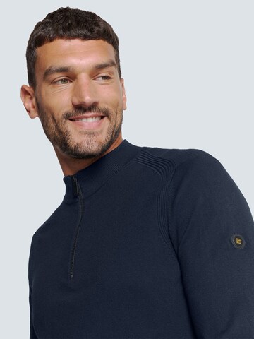 No Excess Pullover in Blau