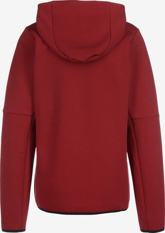 OUTFITTER Athletic Zip-Up Hoodie 'OCEAN FABRICS TAHI' in Red