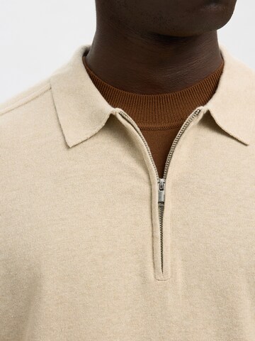 SELECTED Pullover 'SLHBERG' in Beige