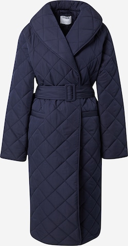 ABOUT YOU x Iconic by Tatiana GB Between-Seasons Coat 'Maxime' in Blue: front