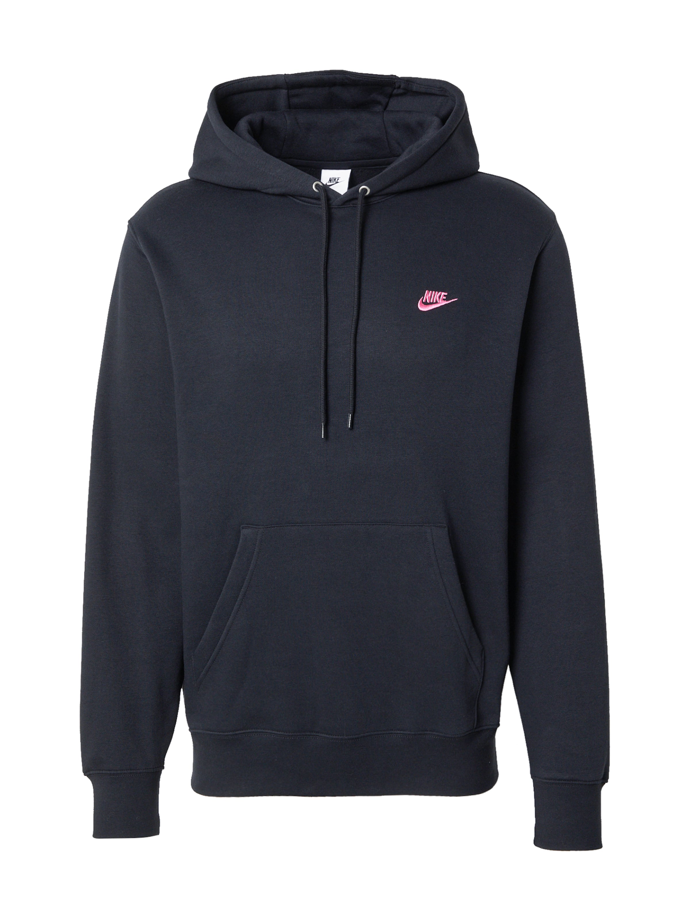 Nike Sportswear Суичър 'CLUB' в черно: отпред