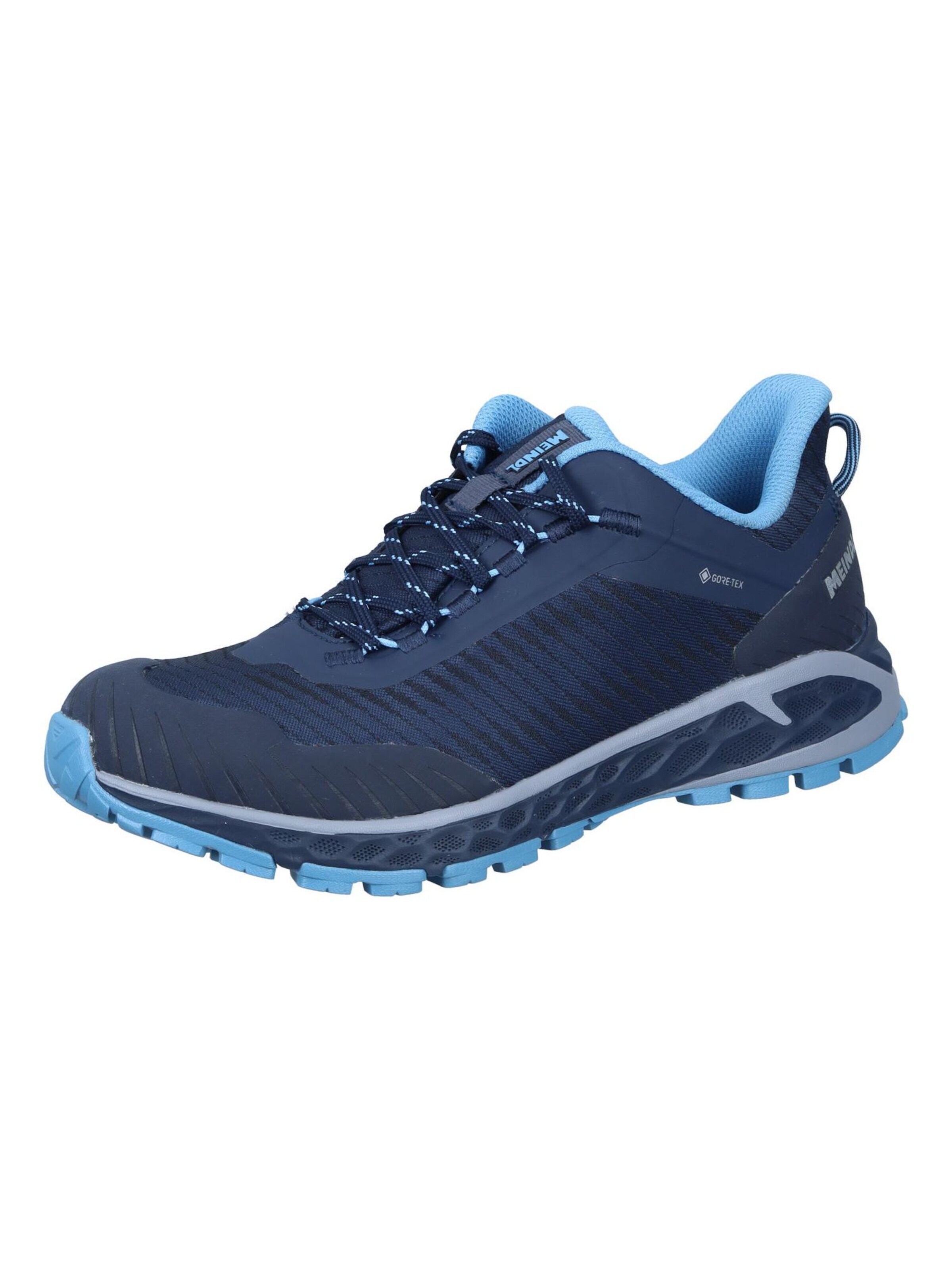 MEINDL Sportlicher Schnürschuh 'Power Walker Lady 4.2' in Blau: Vorderseite