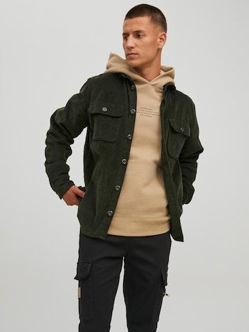 JACK & JONES Comfort fit Overhemd 'Darren' in Groen: voorkant