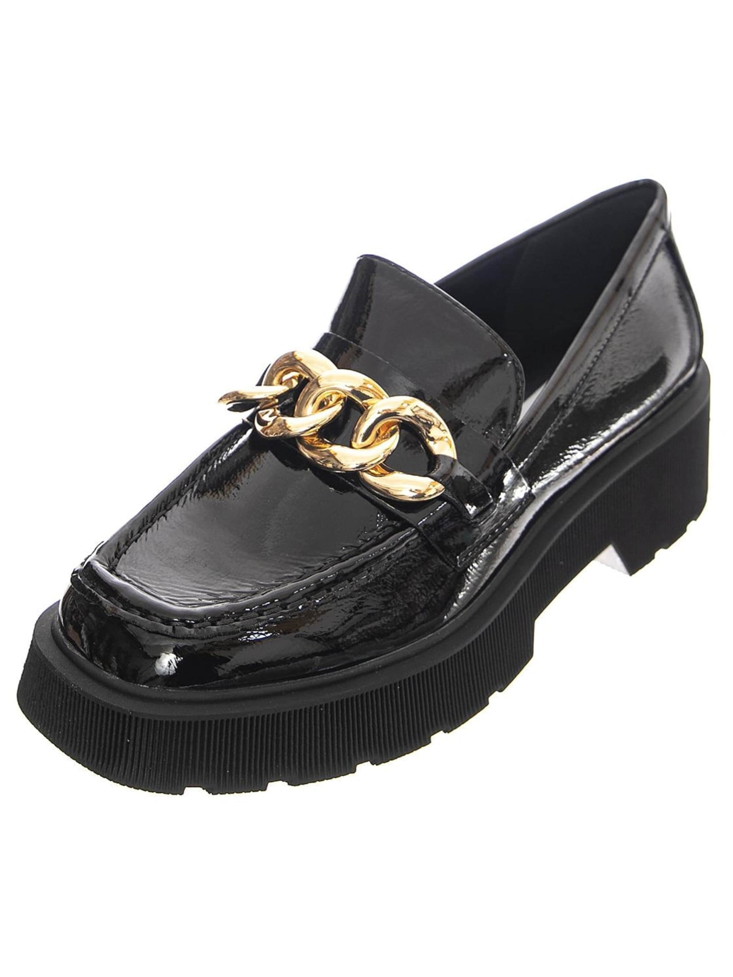 STEVE MADDEN Mokassin 'Meadow' i sort: forside