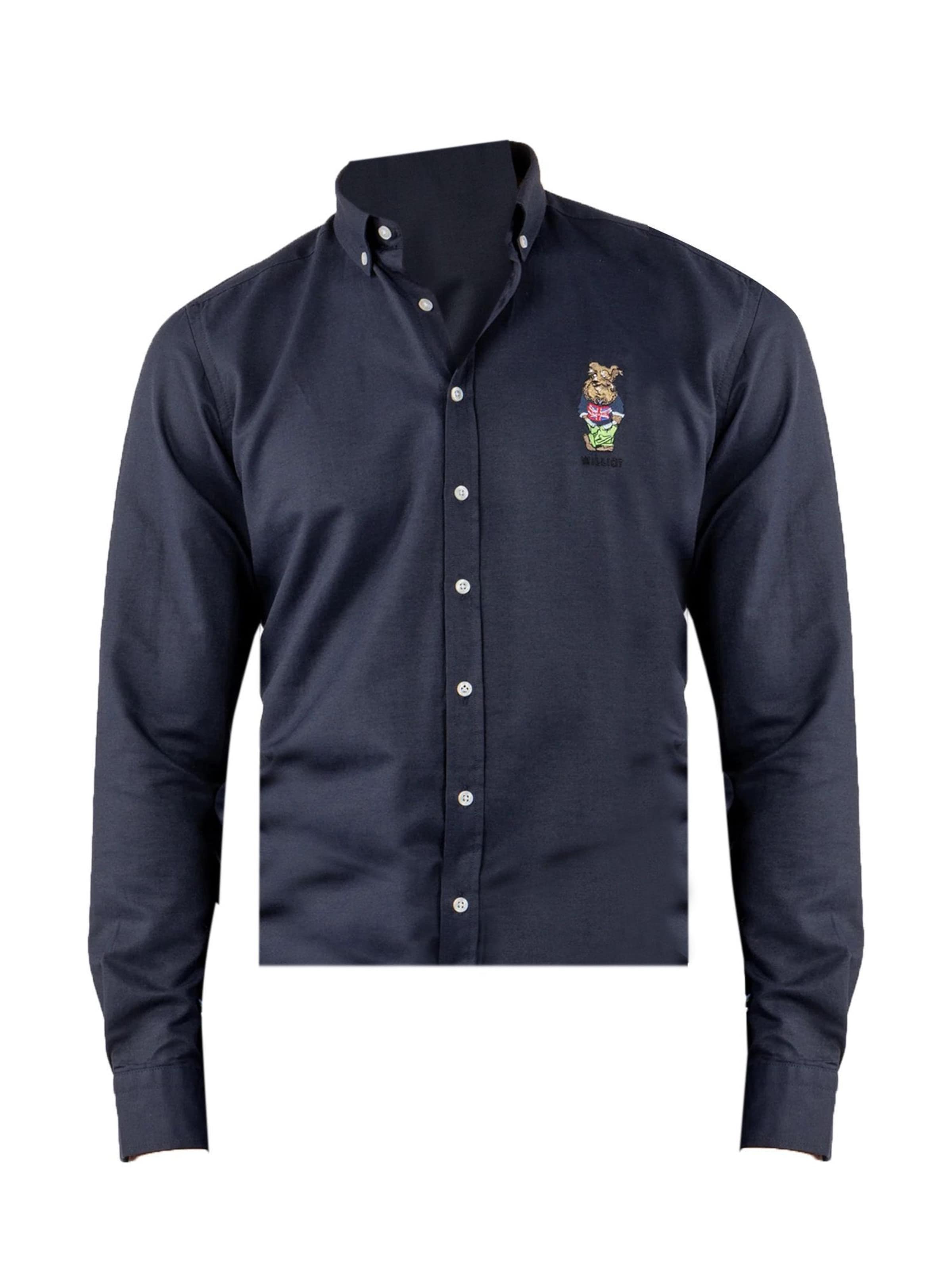 Williot - Ajuste estrecho Camisa en azul: frente