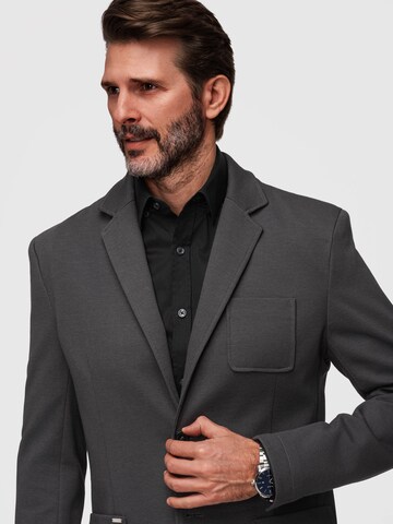 Ombre Slim Fit Businesshemd in Grau