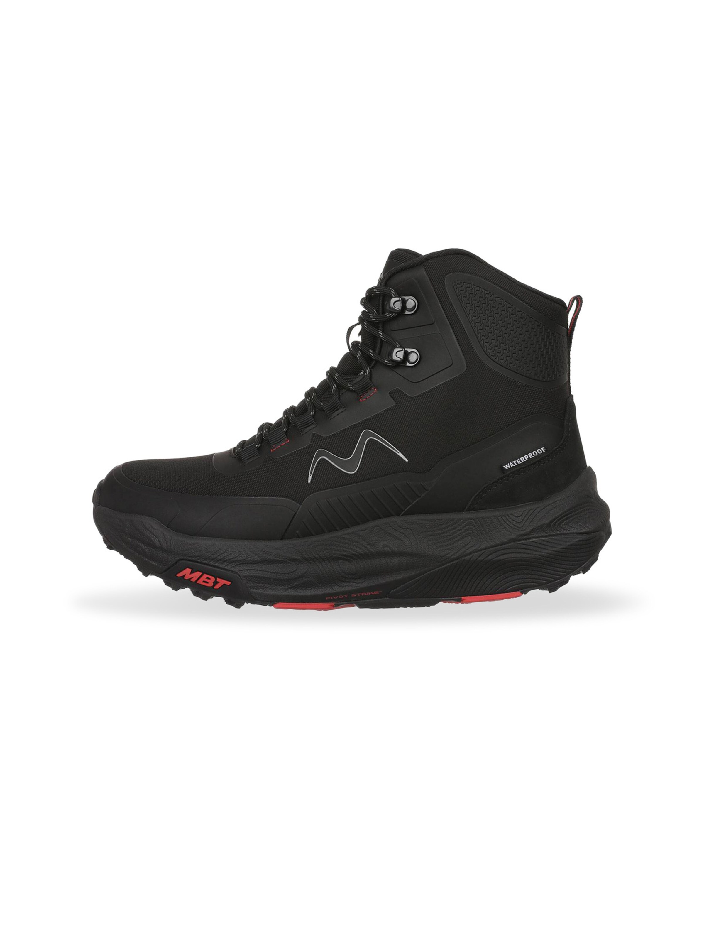 MBT Boots i sort: side