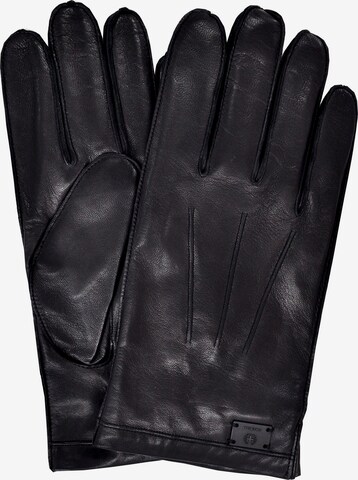 STRELLSON Full Finger Gloves in Black: front